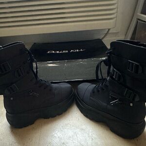 NEW Dolls Kill Poster Girl Mad Hustle Combat Boots size 11